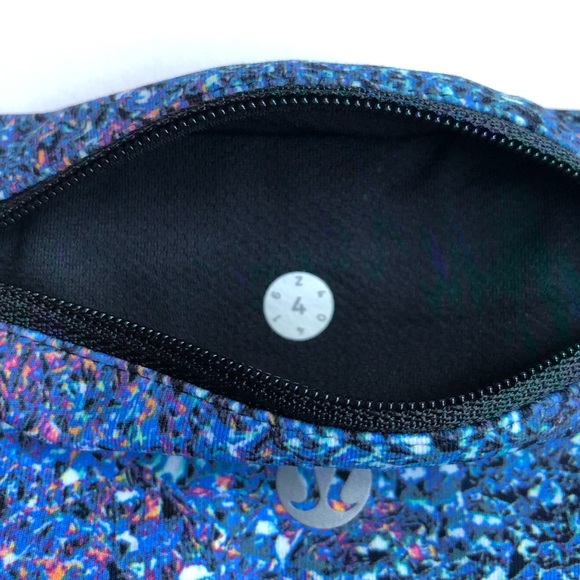 Lululemon Speed Tight V leggings Strive Multi Black size 4 - Picture 6 of 10